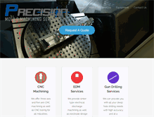 Tablet Screenshot of precisionmold.com